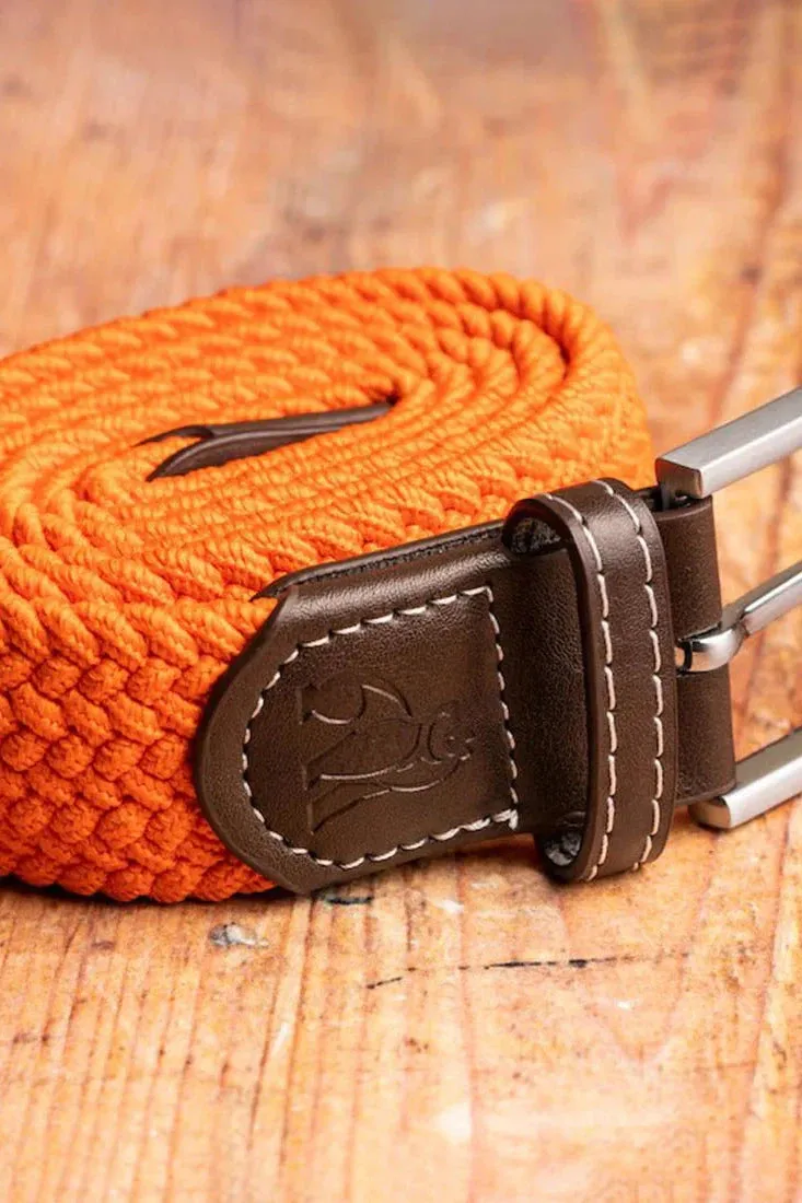 Swole Panda Orange Woven Belt