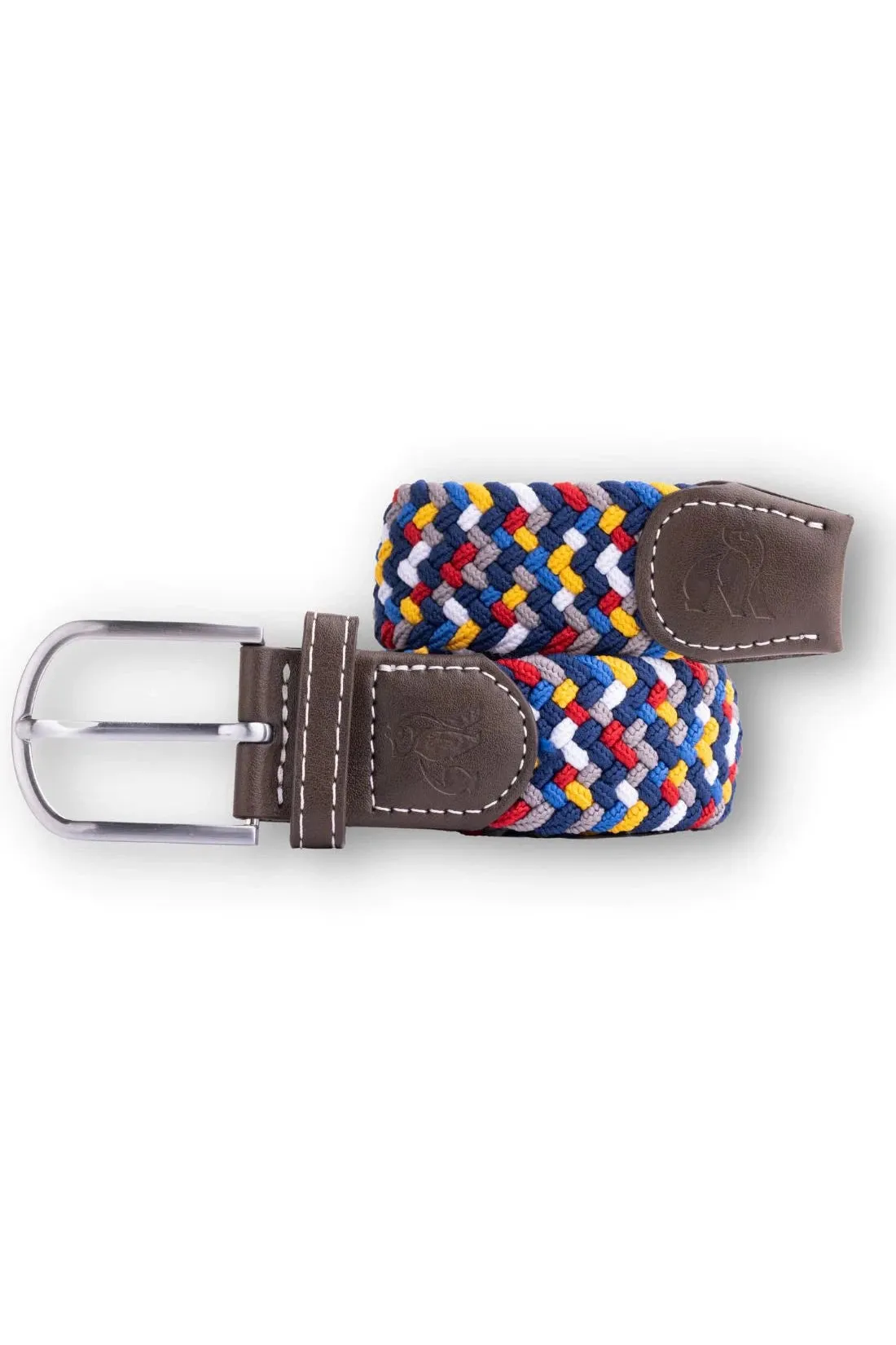 Swole Panda Rainbow Zigzag Woven Belt