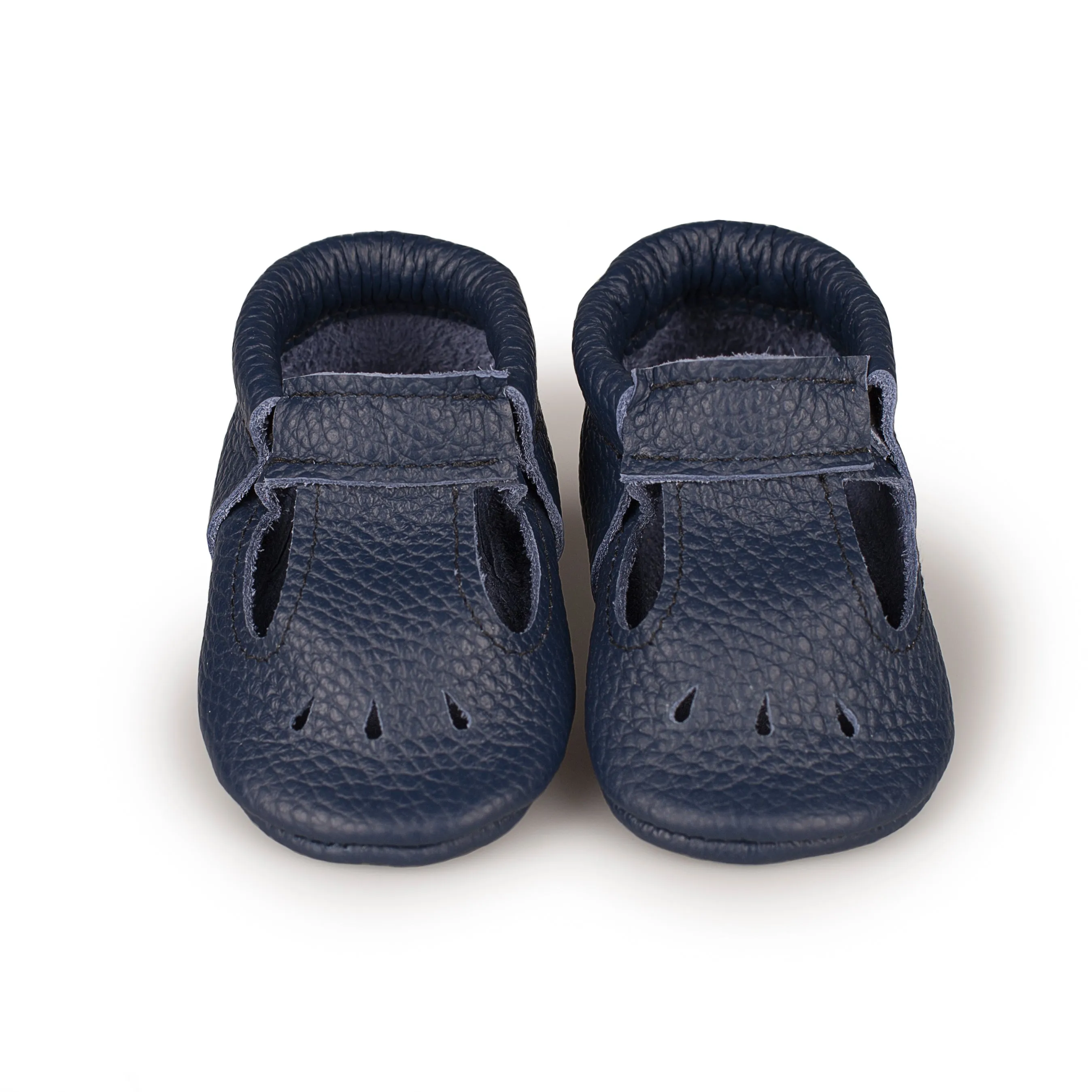 T-Strap tear-drop baby shoes