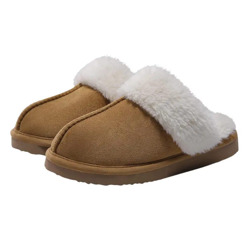 Women's Fluffy Memory Foam Slippers - Cozy Indoor & Outdoor Winter Shoes